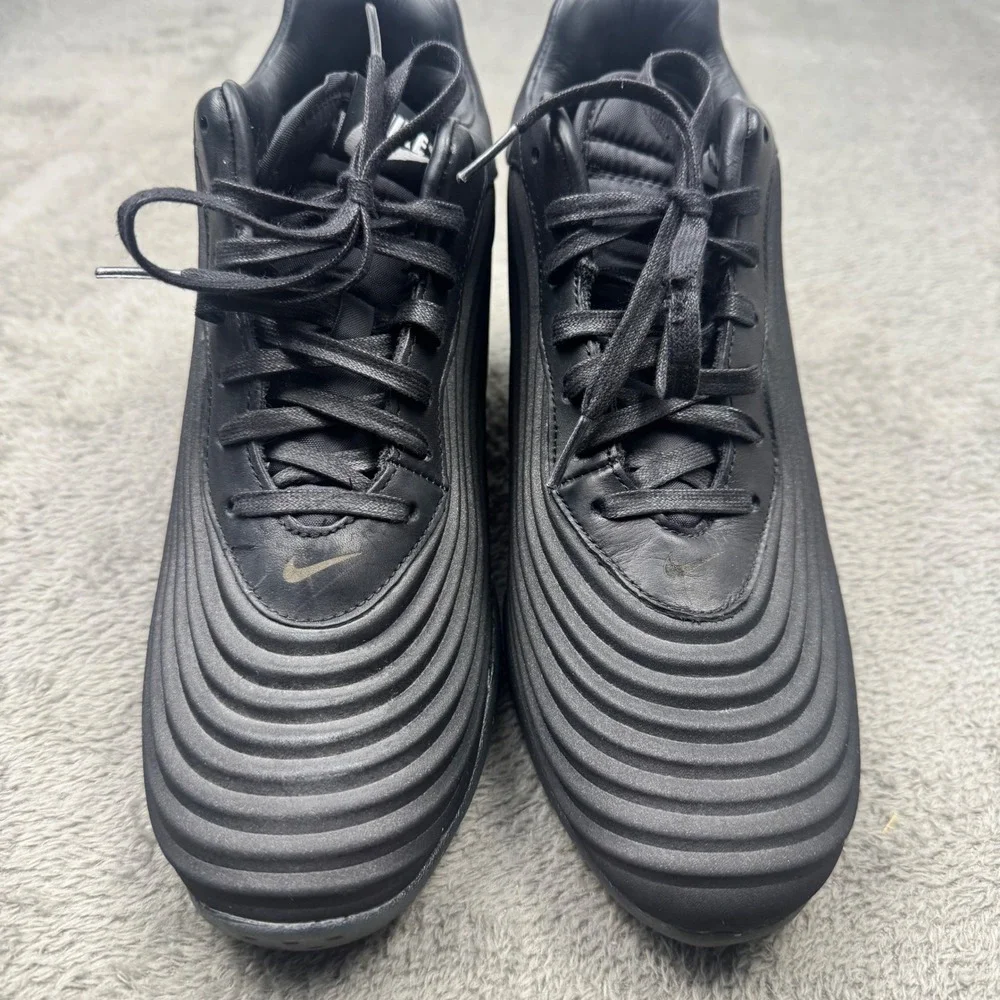 Nike Lunar Elite Sky Hi Women 10 Black Excellent Wedge Sneaker 727990-001 Ribbed
